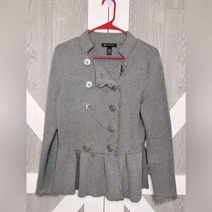 INC International Concepts Double Breasted Sweater Jacket